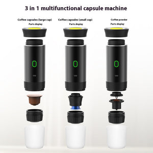 Electric Grinder Coffee Travel Handy 3 In1 Espresso